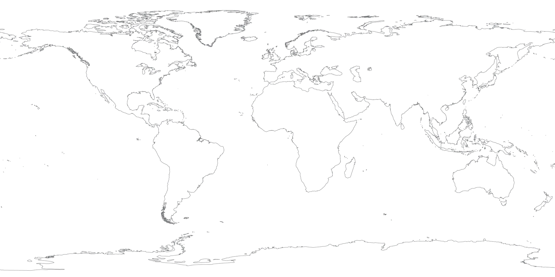 World map showing company locations